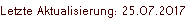 Letzte Aktualisierung: 25.07.2017