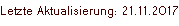 Letzte Aktualisierung: 21.11.2017